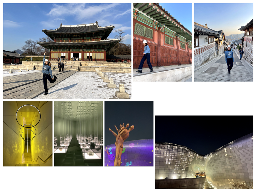 Figure 5. Seoul solo trip. exhilarating energy and vibes