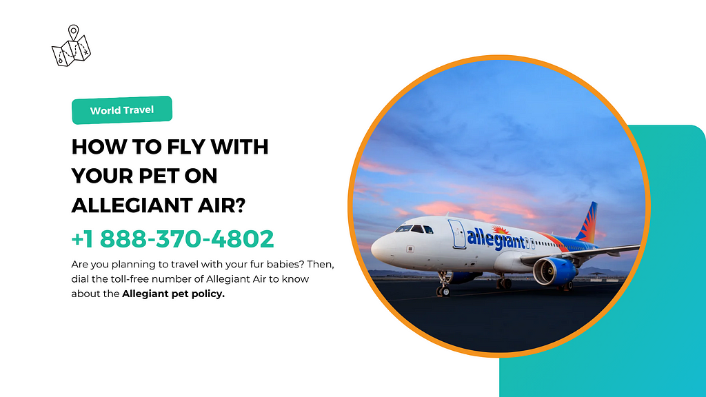 Are you planning to travel with your fur babies? Then, dial the toll-free number of Allegiant Air to know about the Allegiant pet policy.