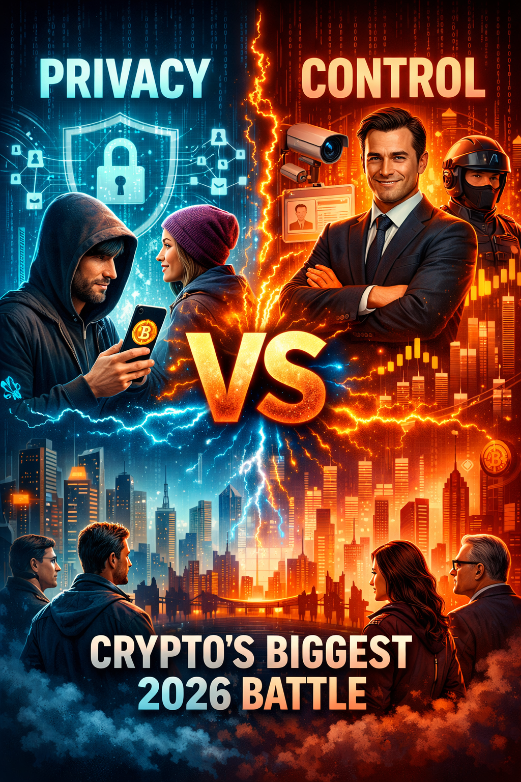 Privacy vs Control: Crypto’s Biggest 2026 Battle