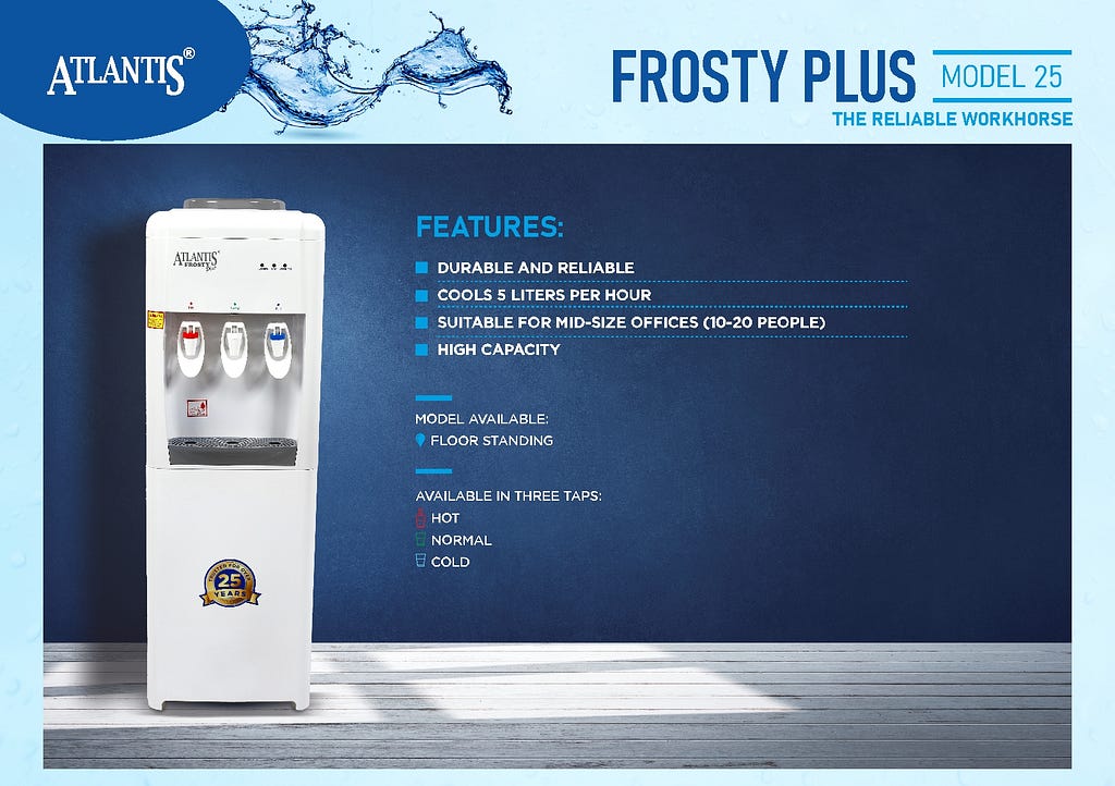 Atlantis Frosty Plus — Water Dispenser Machine