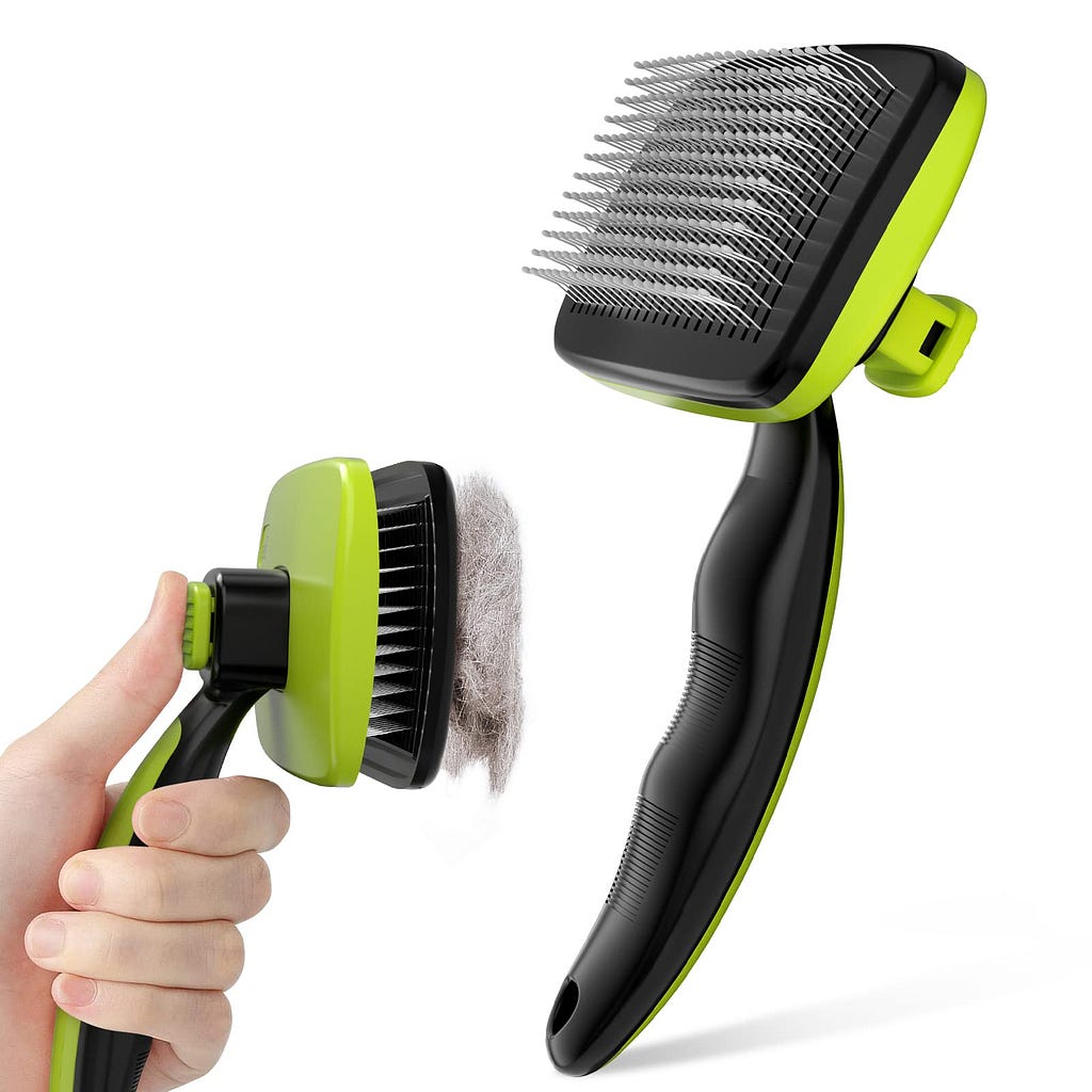 Unlocking the Secret to Pet Grooming Excellence with Pecute Self-Cleaning Slicker Brush