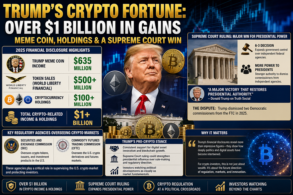 Фінансова звітність Трампа висвітлює криптобум