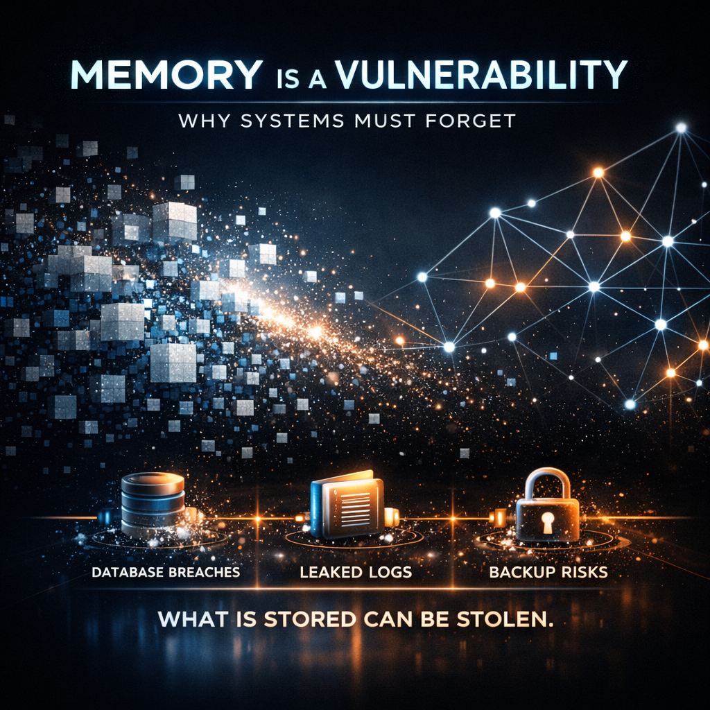 Memory Is a Vulnerability: Why Systems Must Forget