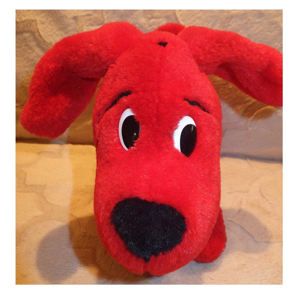 Clifford stuffed animal