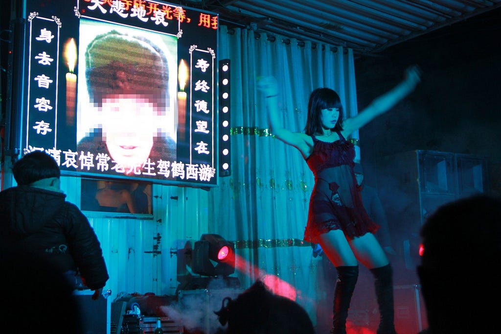 Funeral Strippers in China: Tomás Prower