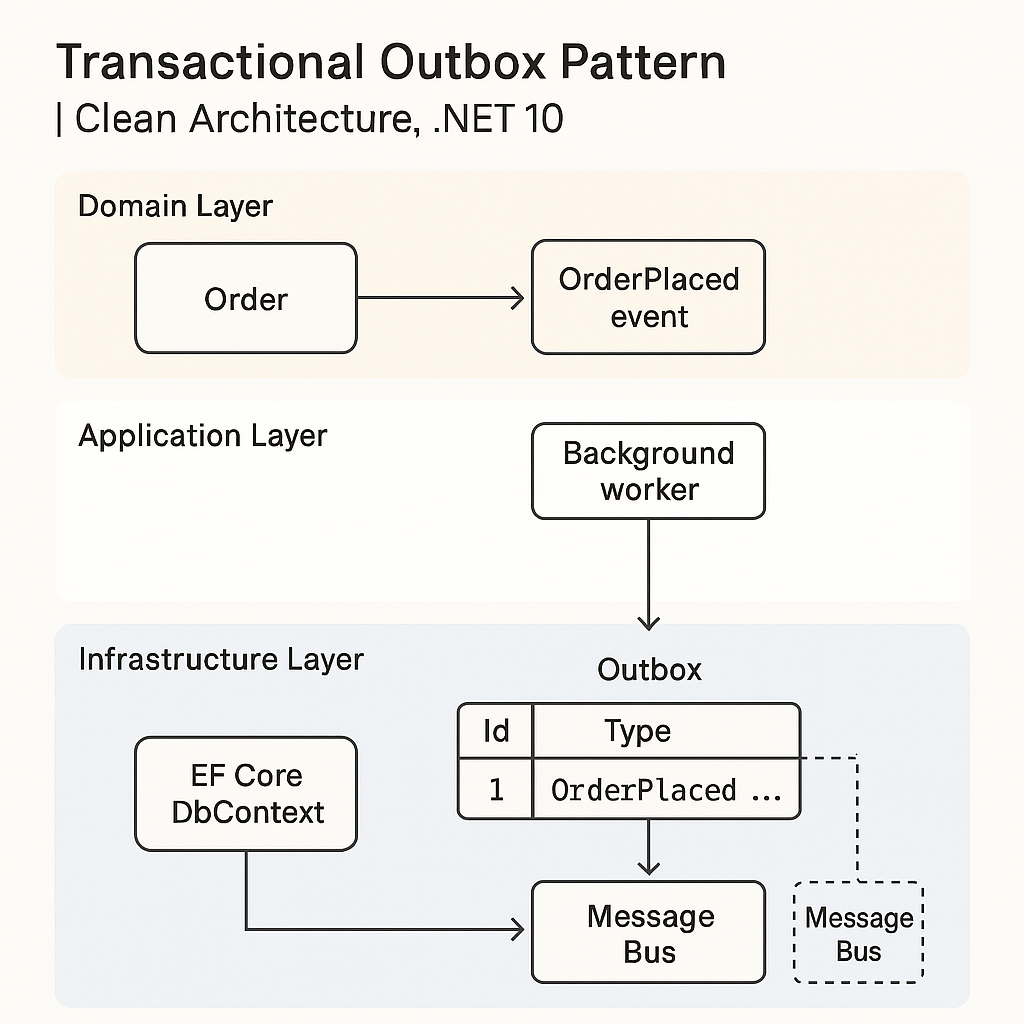 Transactional Outbox Pattern | Clean Architecture, .NET 10
