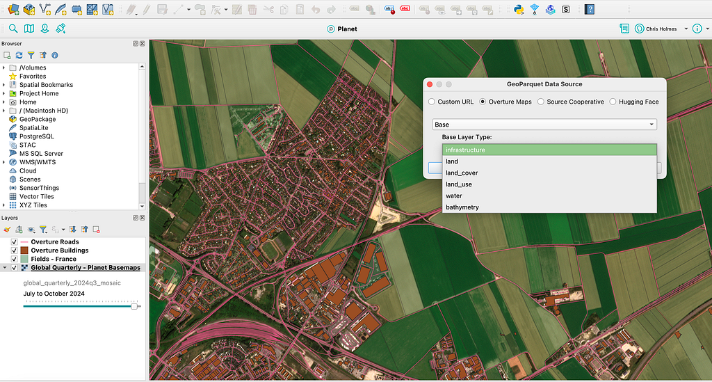 Stories by Chris Holmes on Medium - A deep dive into GeoParquet Downloader QGIS Plug-in