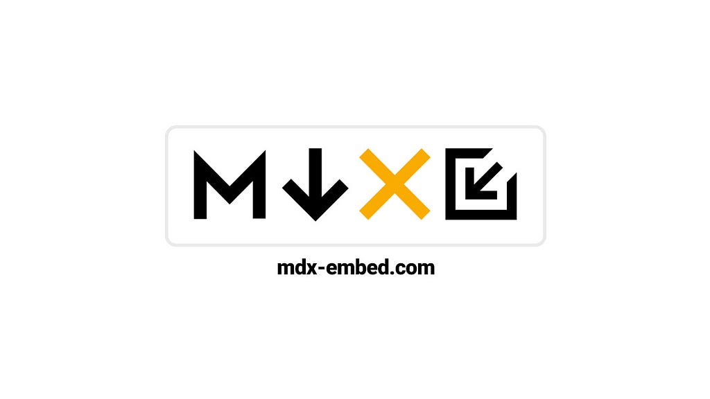 MDX Embed logo