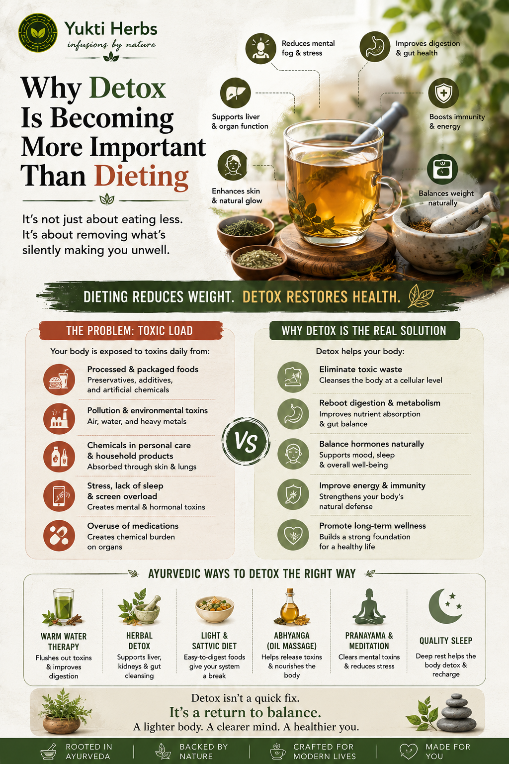 Why Detox Is Becoming More Important Than Dieting