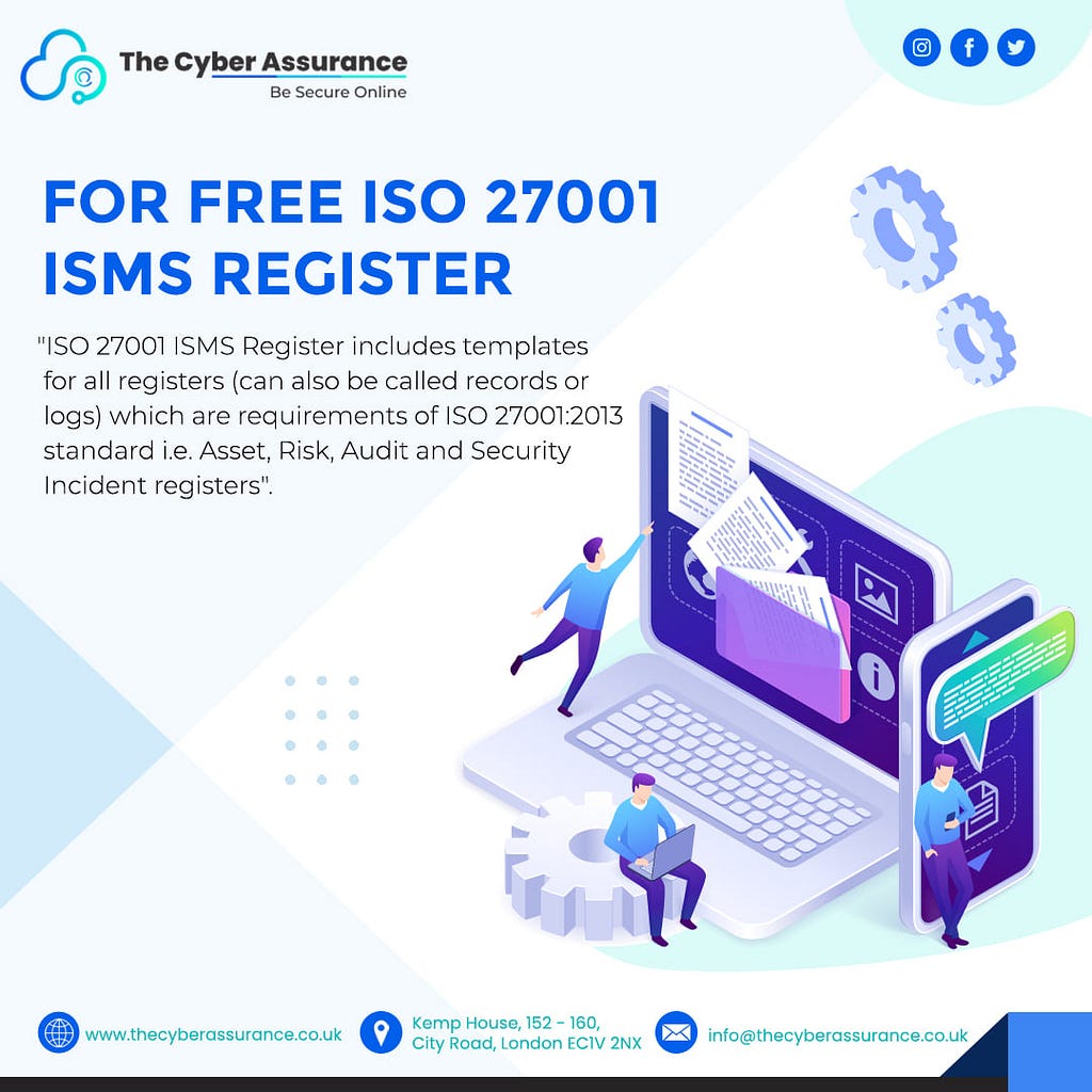 For Free ISO 27001 ISMS Register