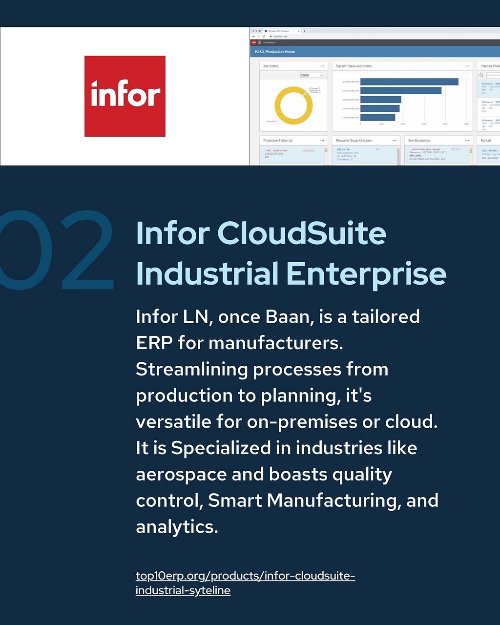 Infor Cloudsuite Industrial Features