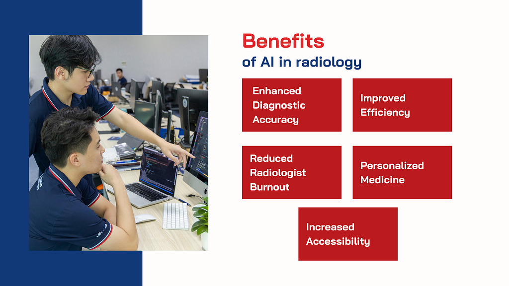 Benefits of AI in radiology