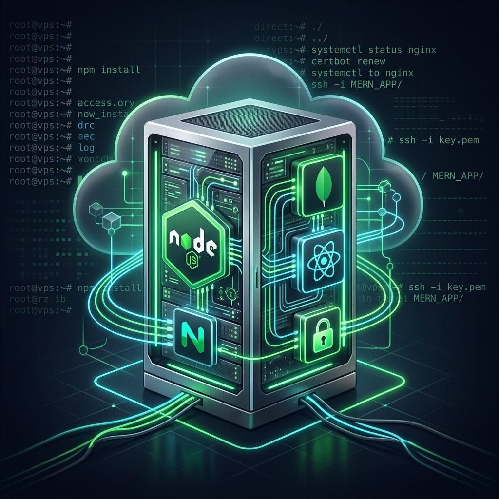 How to Deploy a MERN Stack App on VPS with Nginx, PM2 and SSL — Everything I Learned