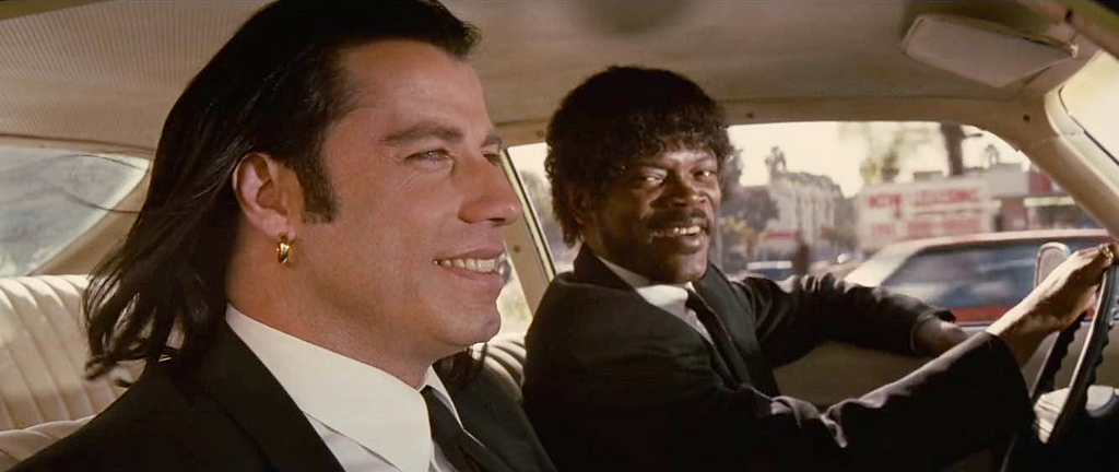 The opening scene from Pulp Fiction