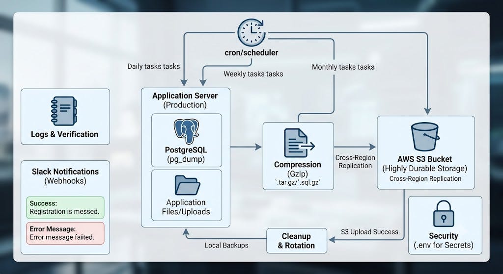 Building a Production-Grade Backup Automation & Disaster Recovery System
