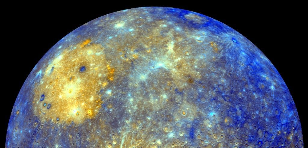A picture of Mercury the messenger