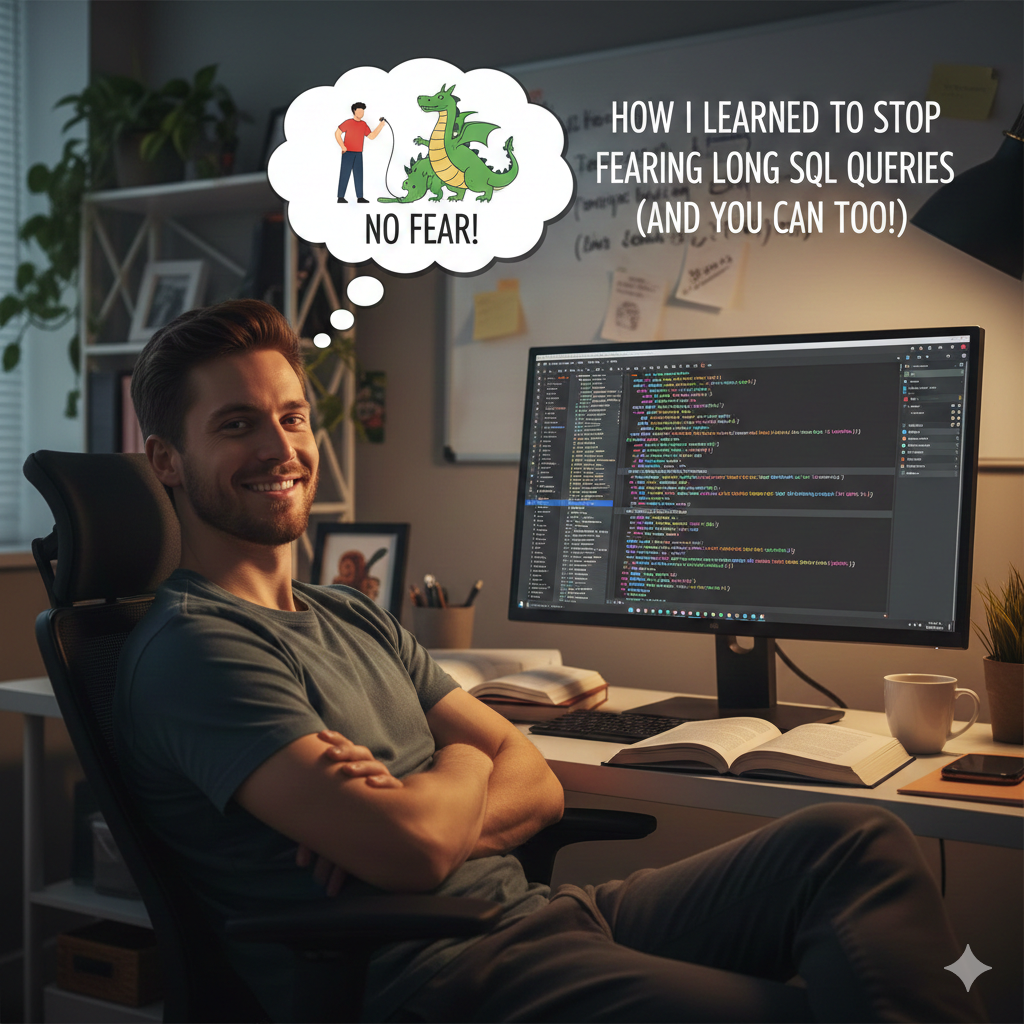 How I Learned to Stop Fearing Long SQL Queries  (And You Can Too )
