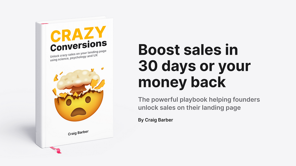 Crazy Conversions landing page playbook