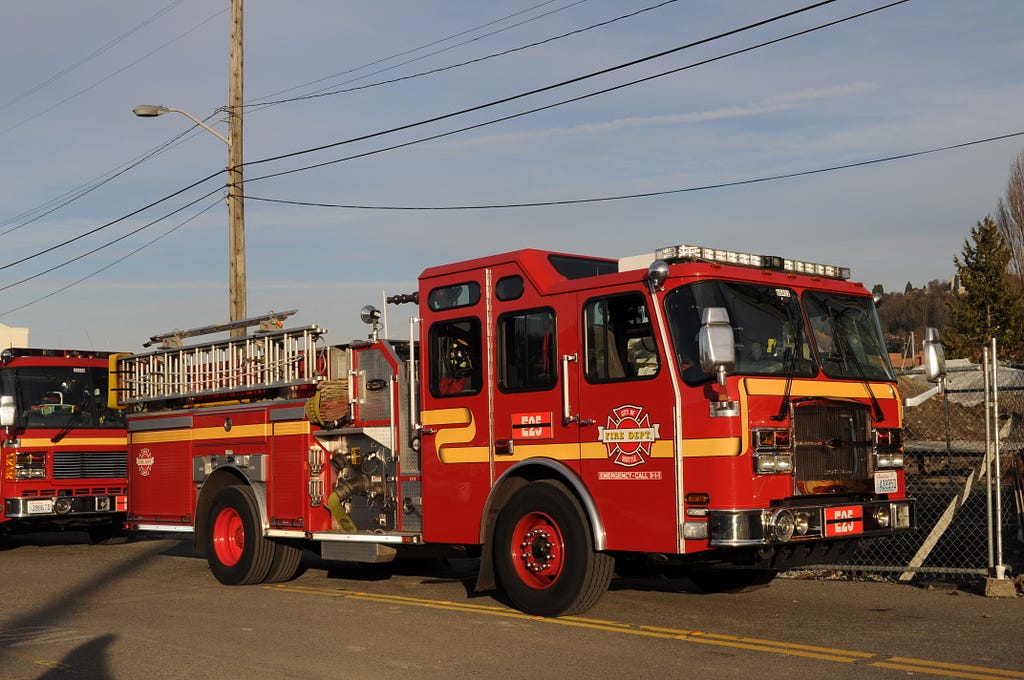 An image of a Seattle Fire Engine Truck