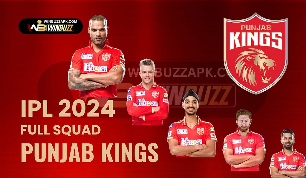 Full Squad of Punjab Kings for IPL 2024