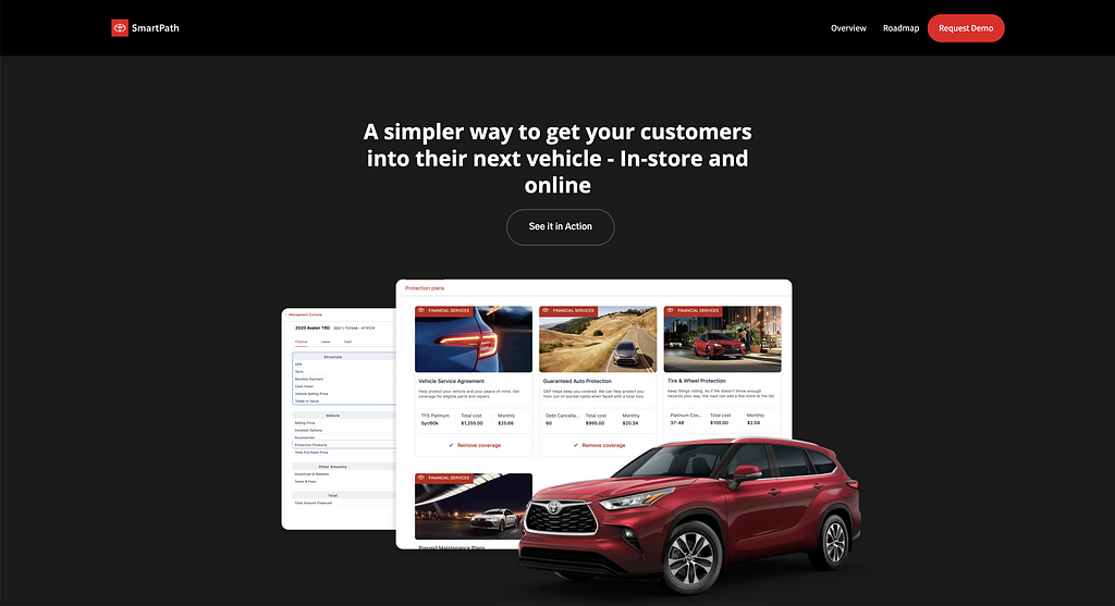 A Webflow build for Toyota.
