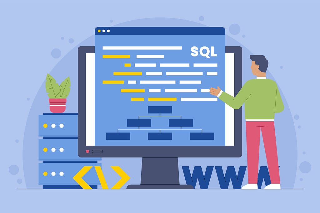 An illustration of SQL