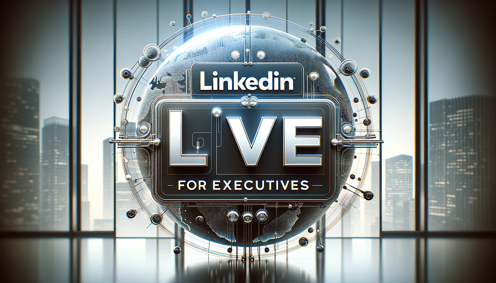 C-Suite Personal Branding Series by Inna Kuts. LinkedIn Live for Executives & Entrepreneurs: A Step-by-Step Guide.