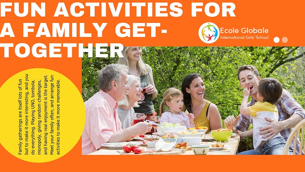 Fun activities for a family get-together