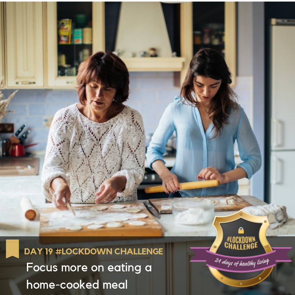 Women preparing a home-cooked meal