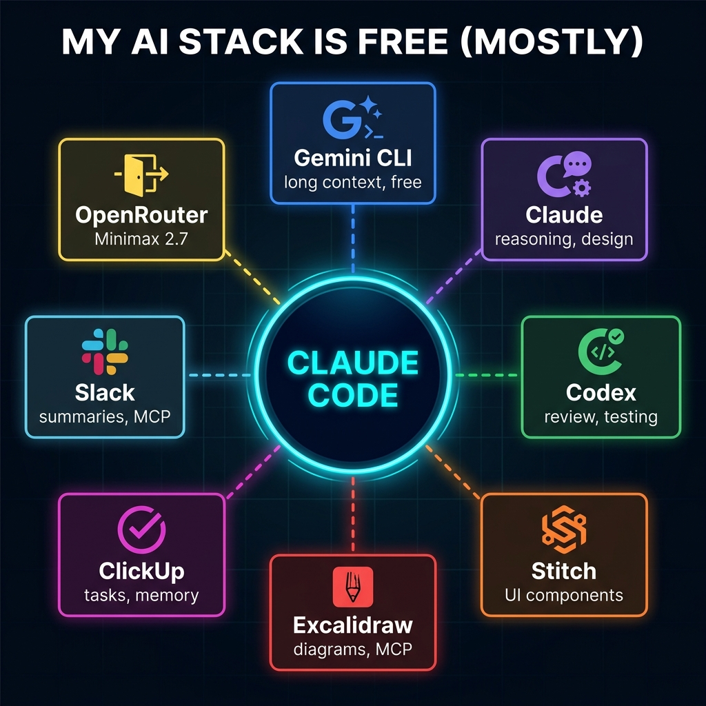 My AI Stack Is Free (Mostly), Here’s How It’s Making Me Unstoppable.
