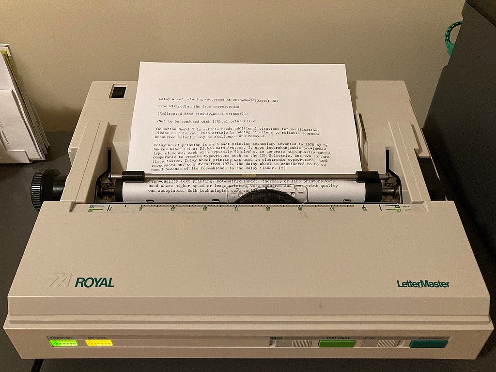 Common 9-pin printer