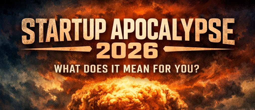 ☢️Startup Apocalypse 2026 - What it means for you?