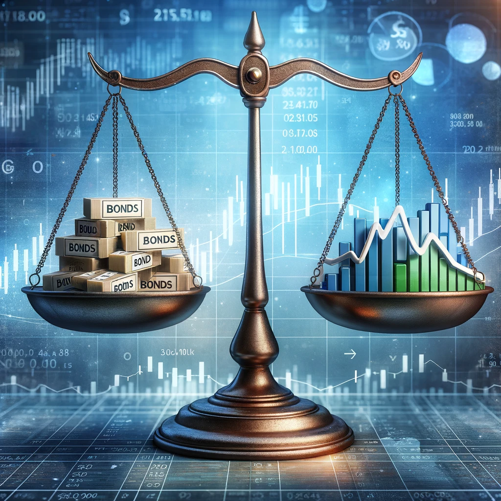 correlation between stock and bond prices