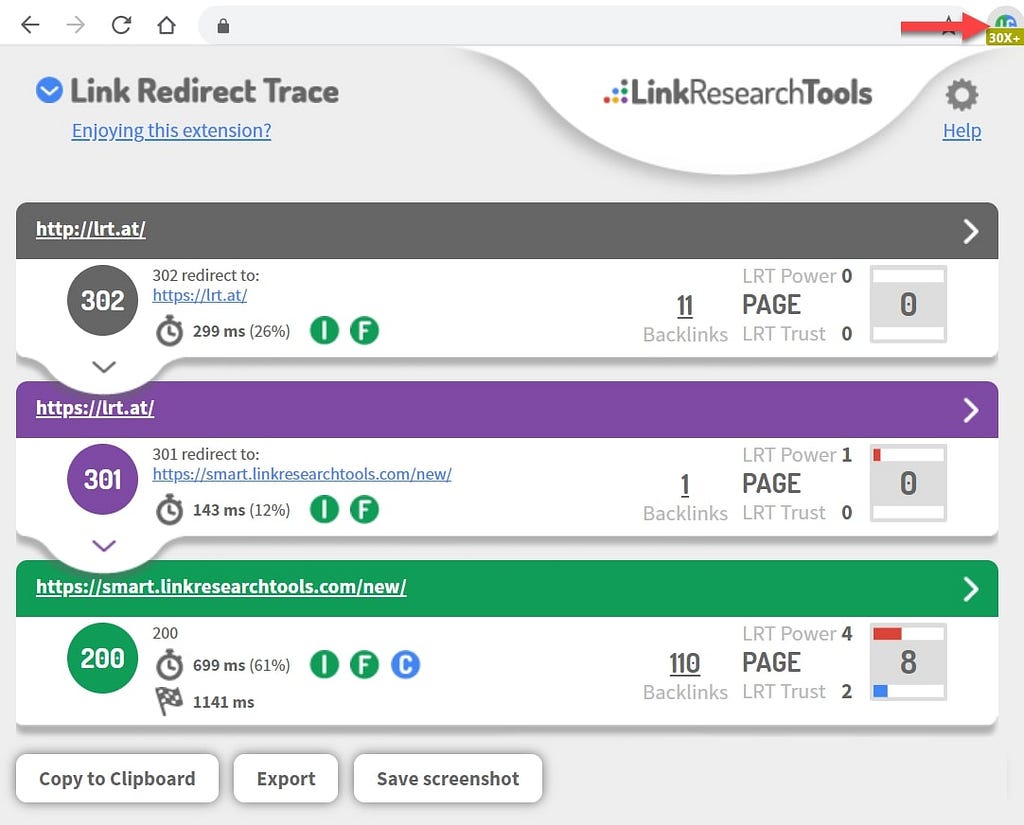 How to Use the Link Redirect Trace Extension on Chrome?