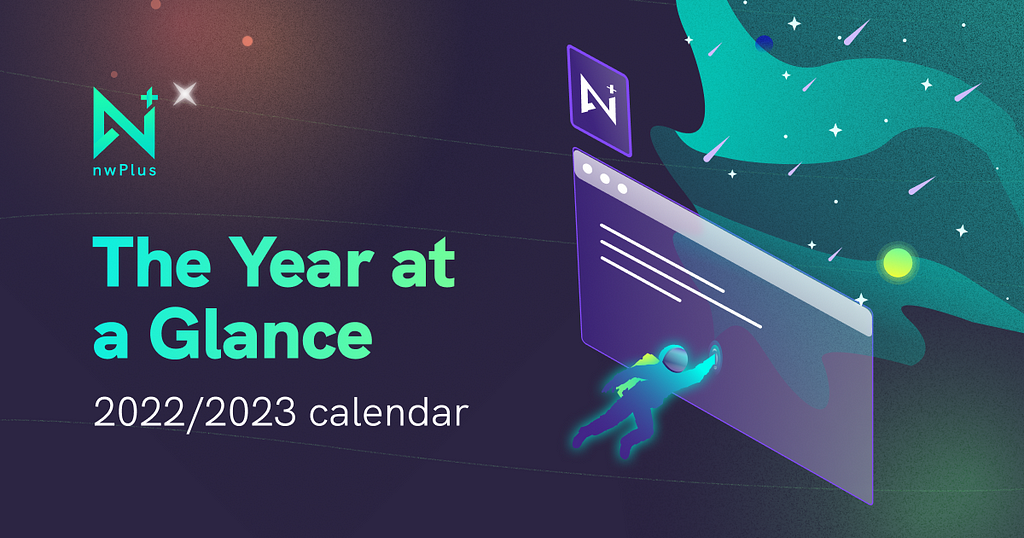 The year at a glance: 2022/2023 calendar