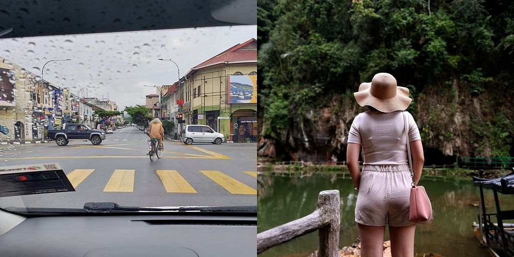 Photos of old shops and nature in Ipoh.