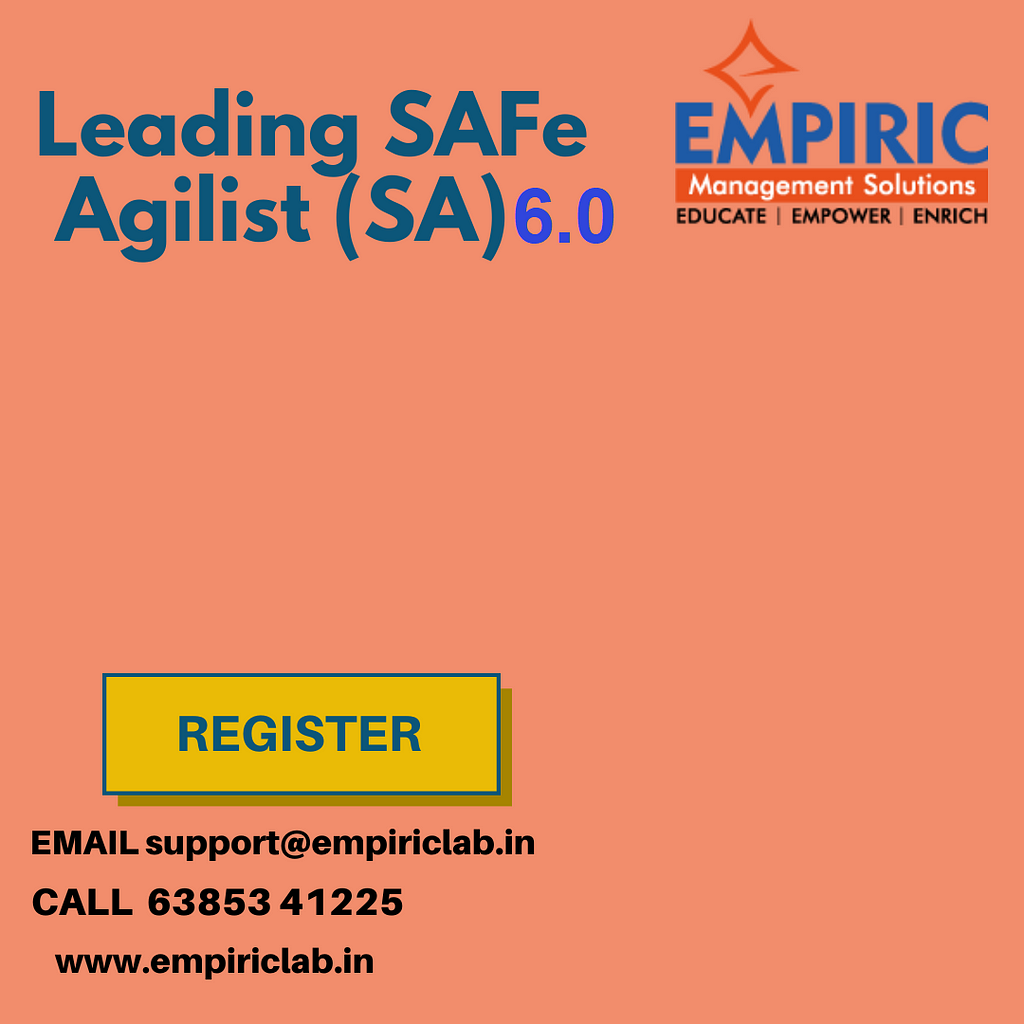 Leading SAFe Agilist Course in Hyderabad