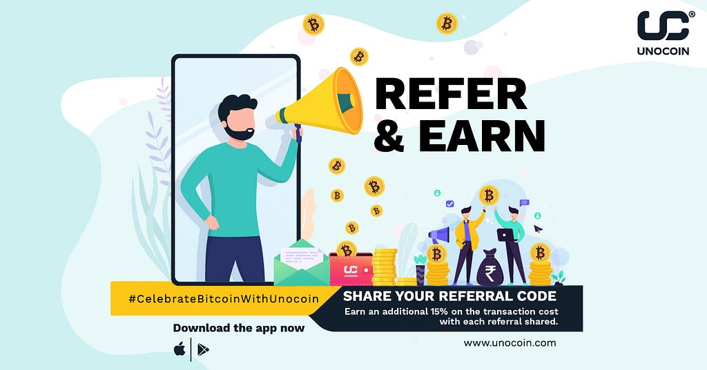 What is the referral program at Unocoin?