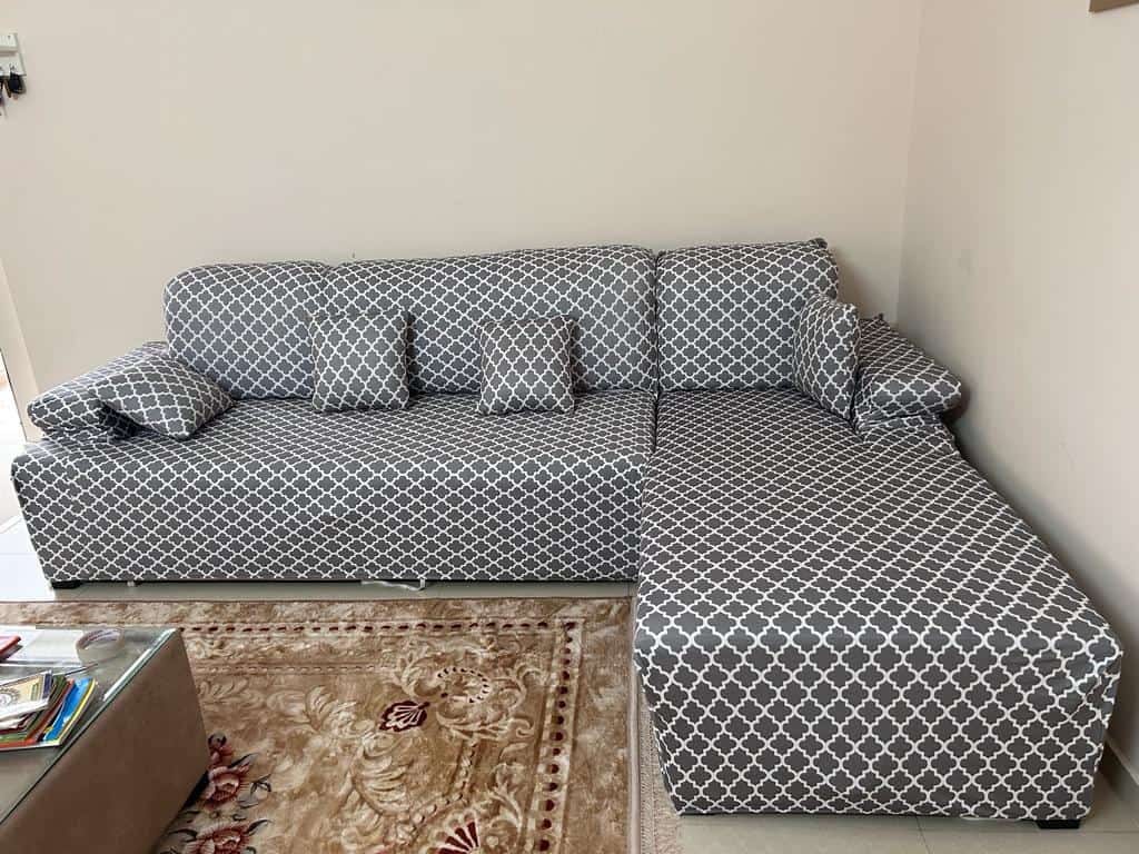 L shape sofa cover