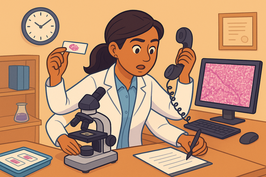 A Day In The Life Of A Pathologist: A Tale of Blood, Biopsies, and some occasional Coffee Spills