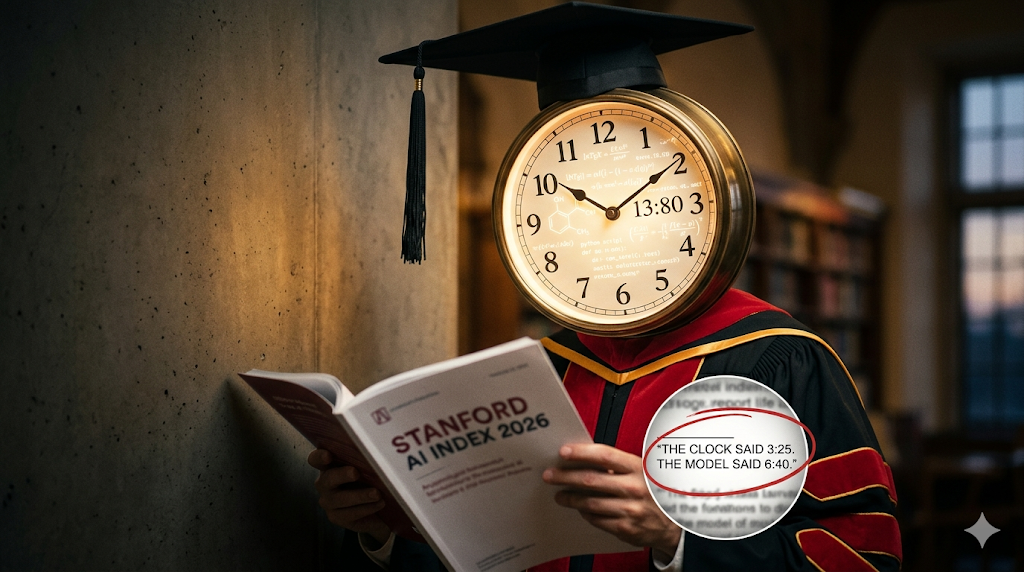 AI Just Passed a PhD Exam. It Still Can’t Read a Clock. We Should Be Terrified.