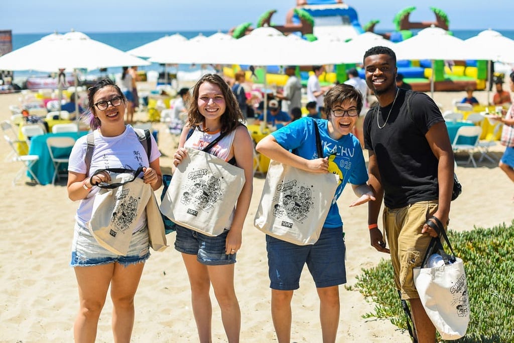 CartoonNetwork Company Swag for Beach Picnic Included Branded Bags and Beach Accessories