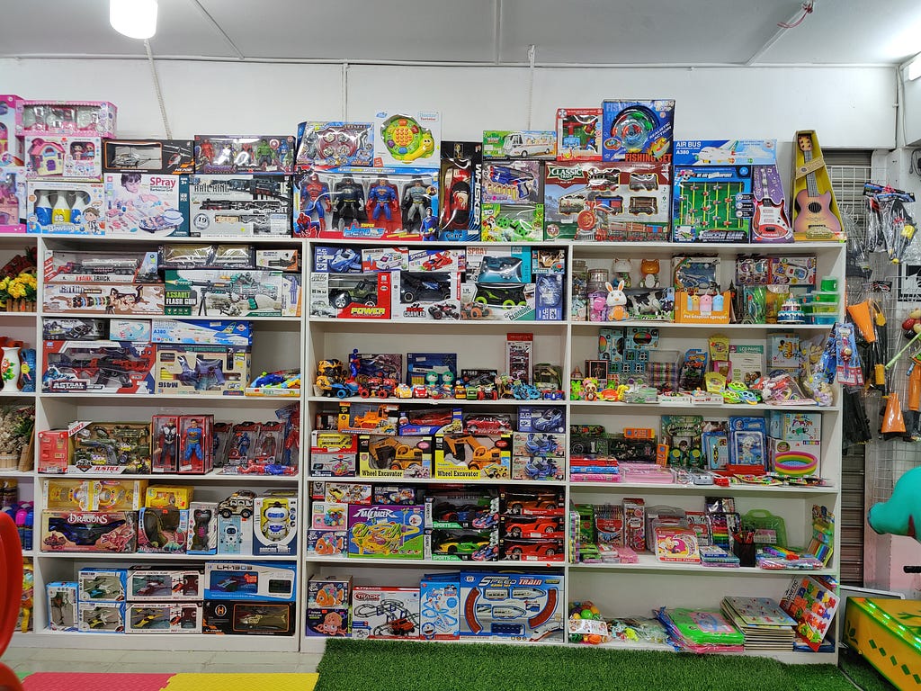 Toy collections of KiddyLand Toy Shop & Kids Zone