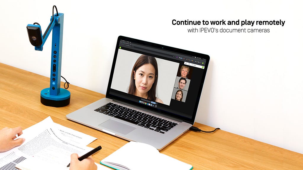 Continue to work and play remotely with IPEVO’s document cameras
