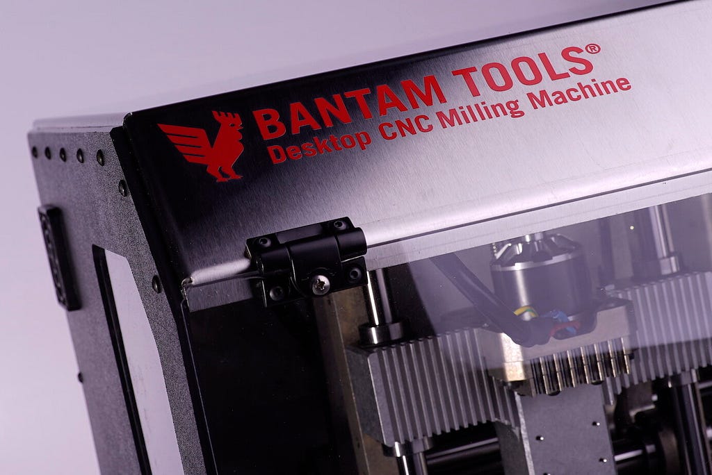 Machining aluminum parts is fast and easy with the Bantam Tools Desktop CNC Milling Machine!