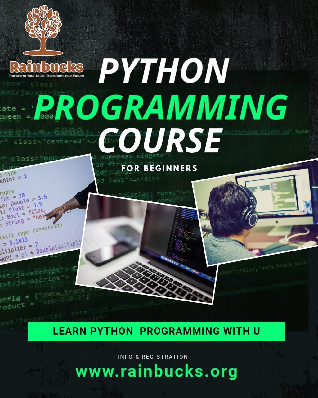 Python Online Course with Rainbucks India