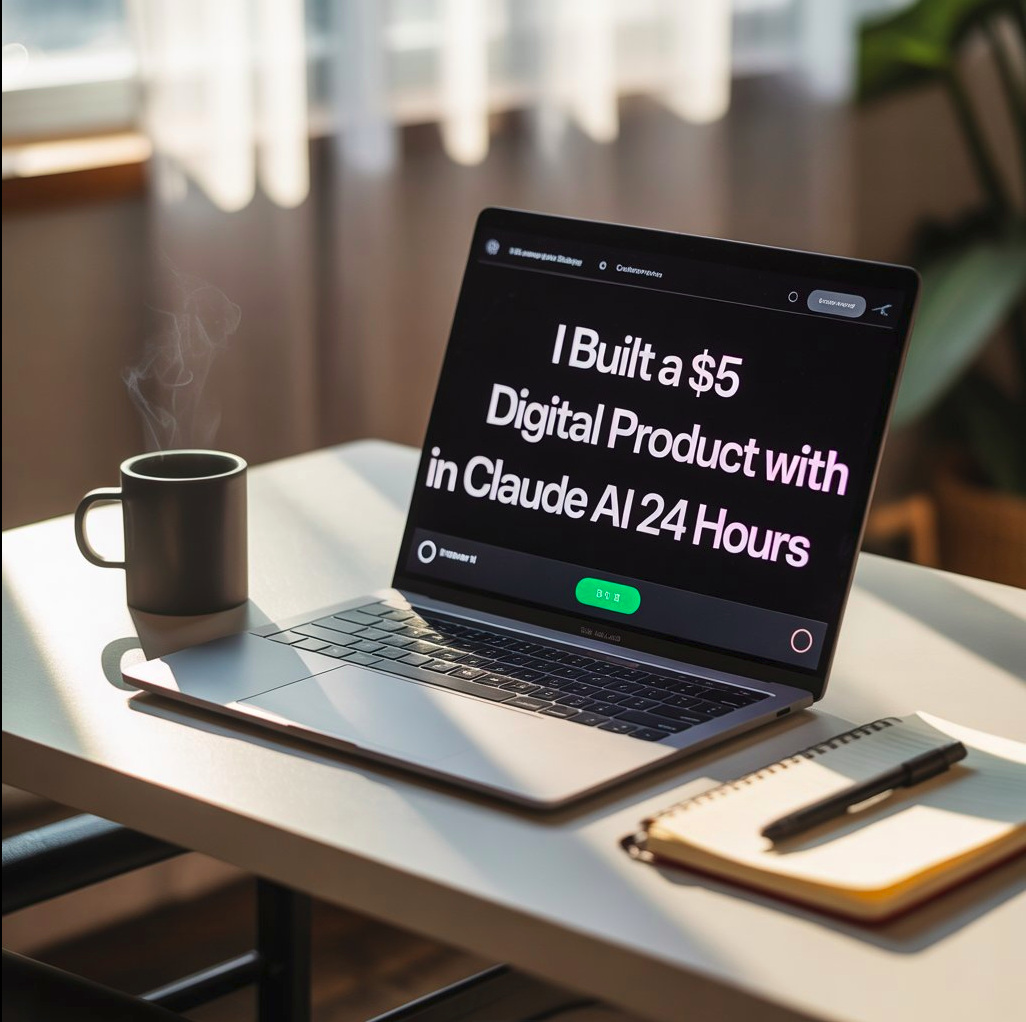 I Built a $5 Digital Product With Claude AI in 24 Hours