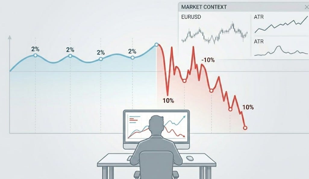 The Math Your Position Size Actually Does to Your Account