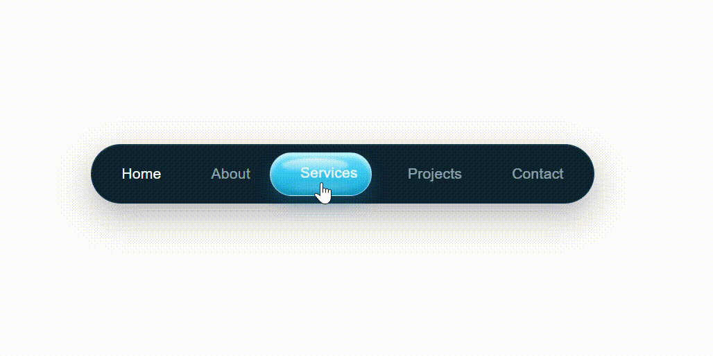 How to Build a Fluid 3D Bubble Navbar Indicator with HTML, CSS and JavaScript