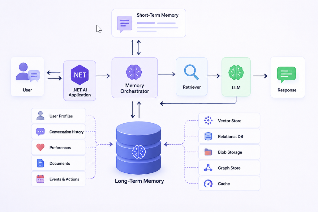 Designing Long-Term Memory for AI Applications in .NET